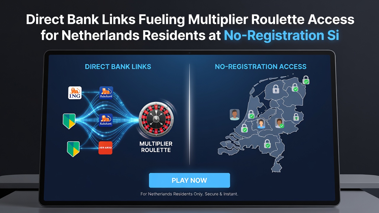 Multiplier roulette met directe banklinks op no-registration sites voor Nederlandse gebruikers