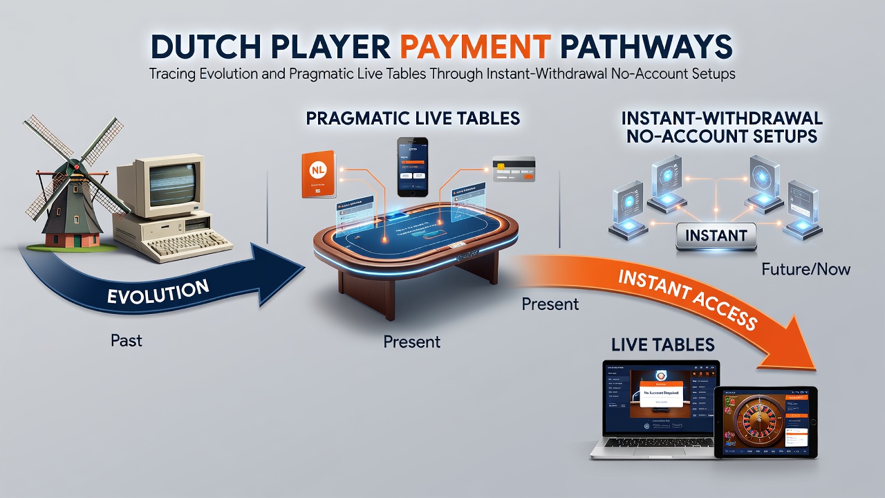 Overzicht van betalingspaden en no-account systemen bij Nederlandse online casinos met live dealer tafels