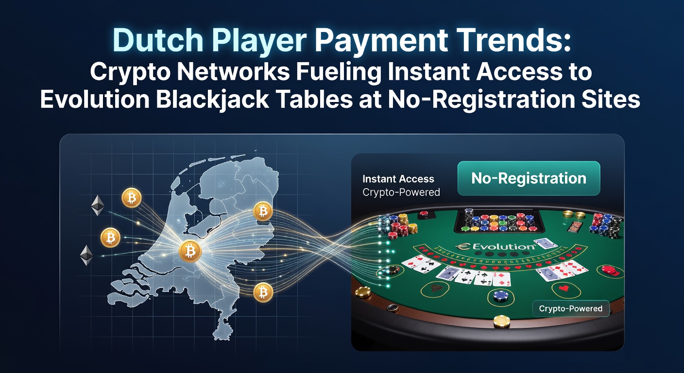 Crypto-netwerken en Evolution blackjack tafels op Nederlandse platforms zonder registratie