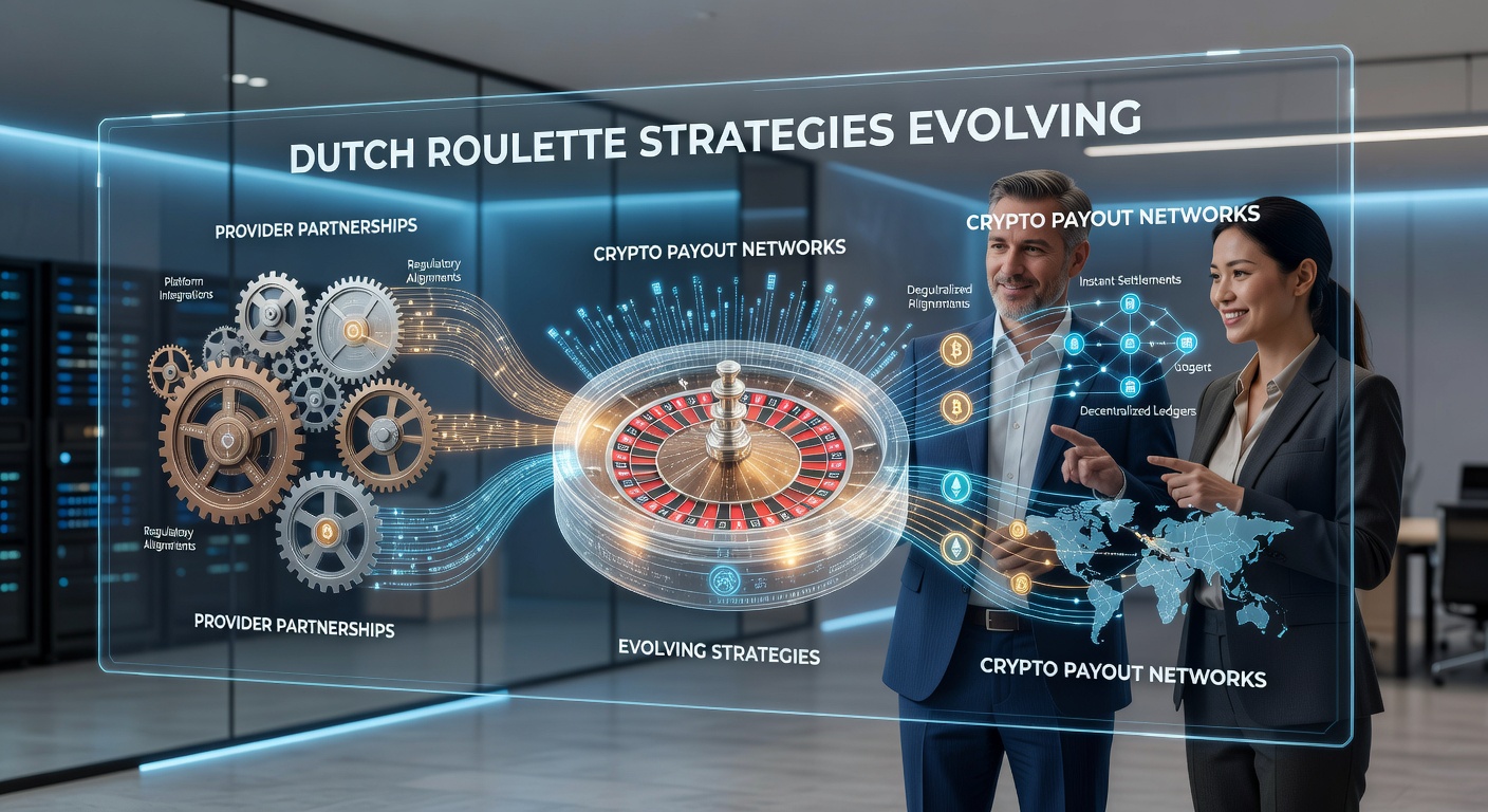Illustration of evolving roulette strategies in Dutch online casinos with provider partnerships and crypto networks