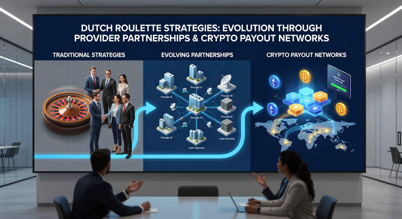 Visual representation of crypto payout networks integrated with Dutch roulette platforms and provider technologies
