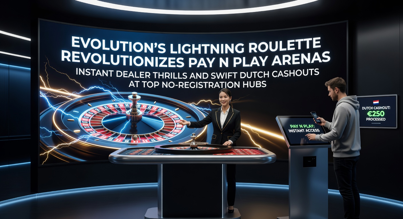 Evolution Lightning Roulette tafel met lightning effects en multipliers in een live casino setting