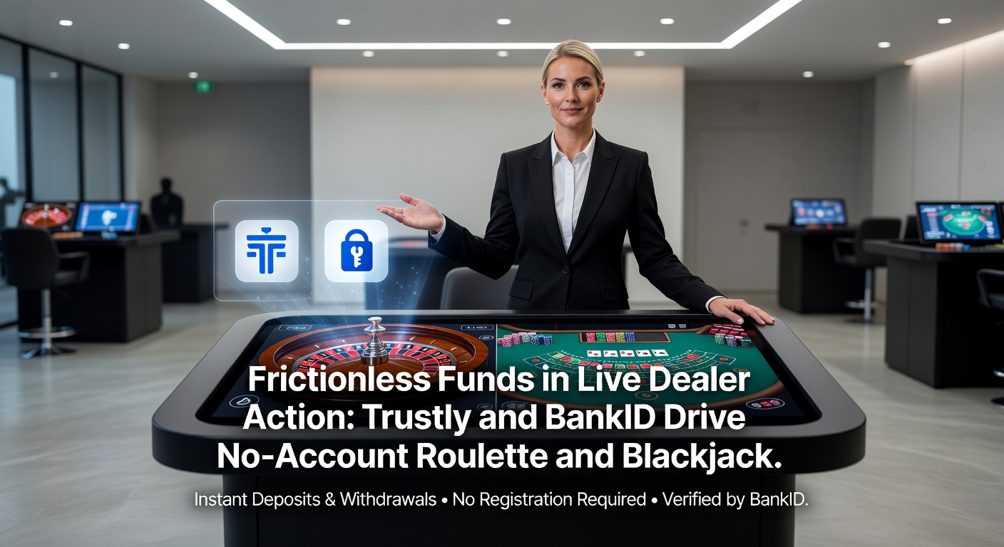 Grafiek met Trustly en BankID transactiesnelheden voor live blackjack en roulette, gericht op Nederlandse markt met CRUKS-alternatieven