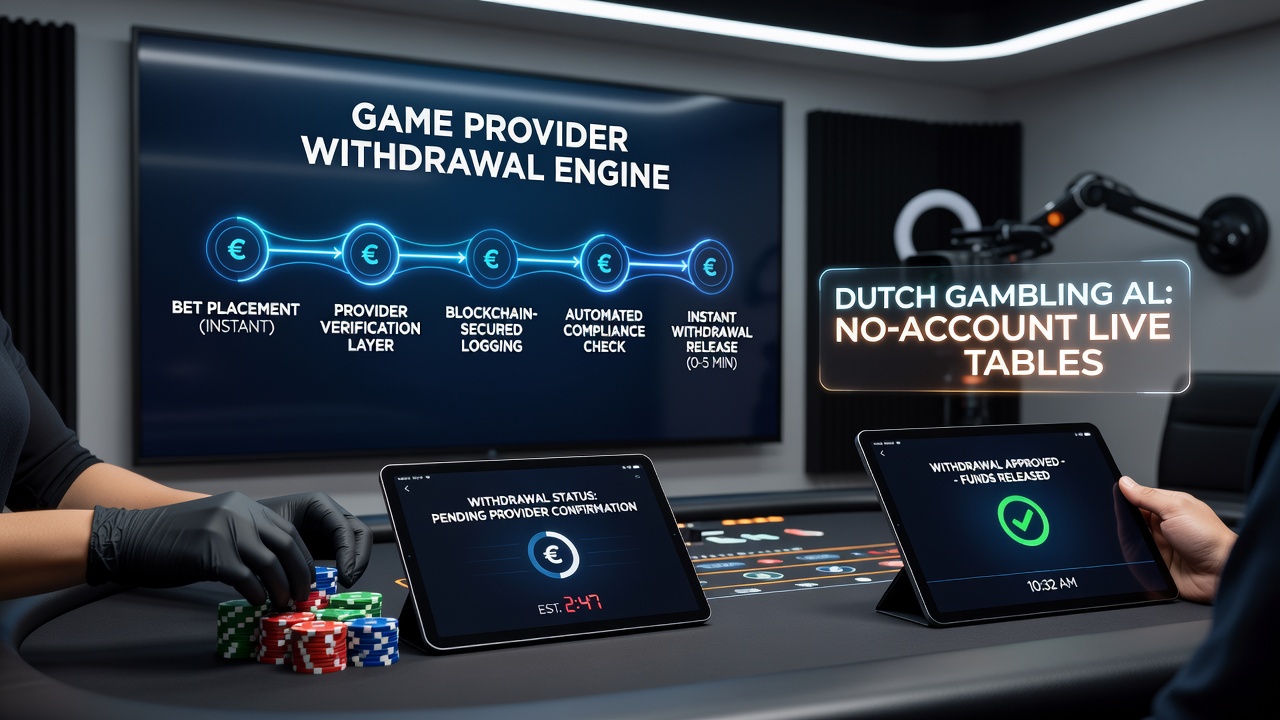 No-account live blackjack en roulette tafels met directe uitbetalingsopties voor Nederlandse alternatieven