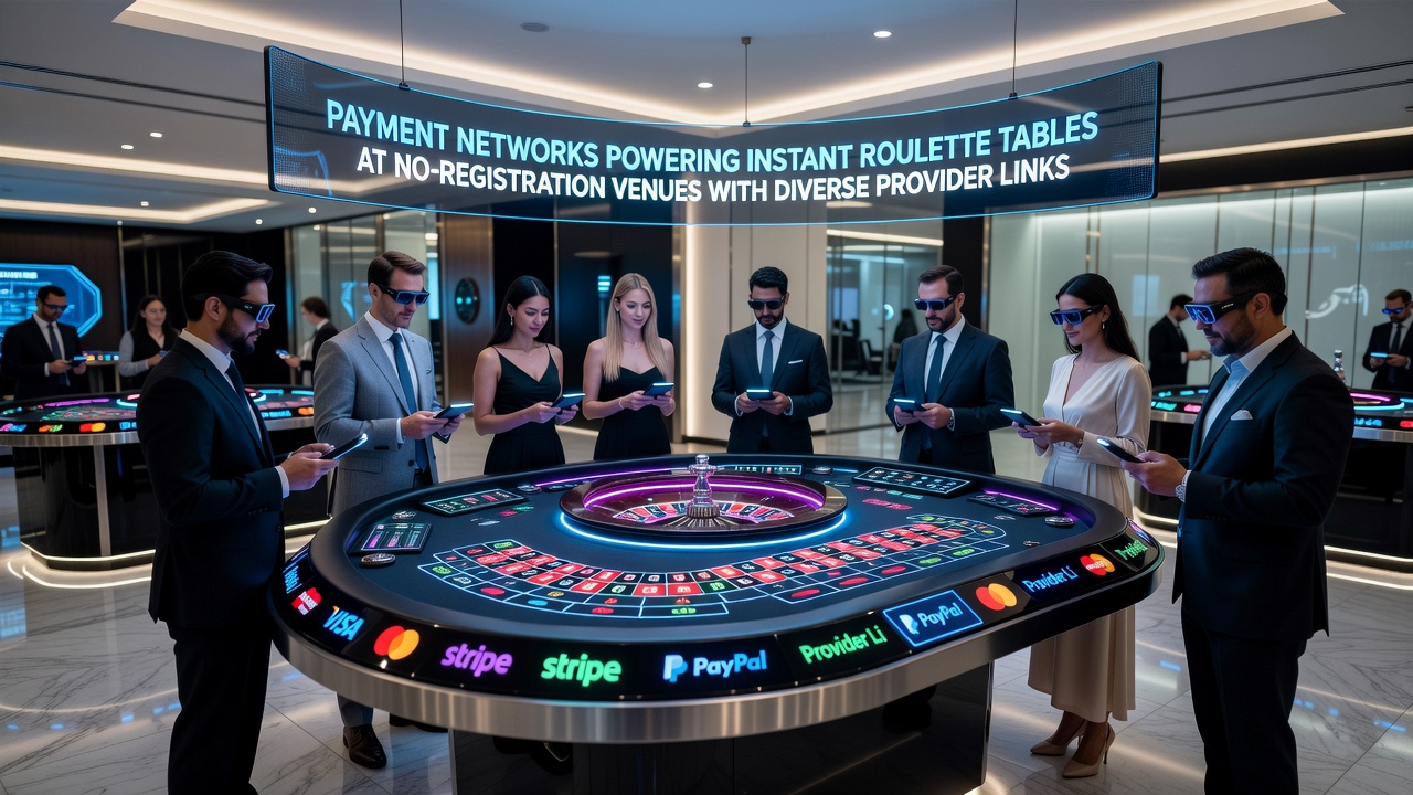 Technische integratie van diverse providers met betalingsnetwerken voor instant roulette