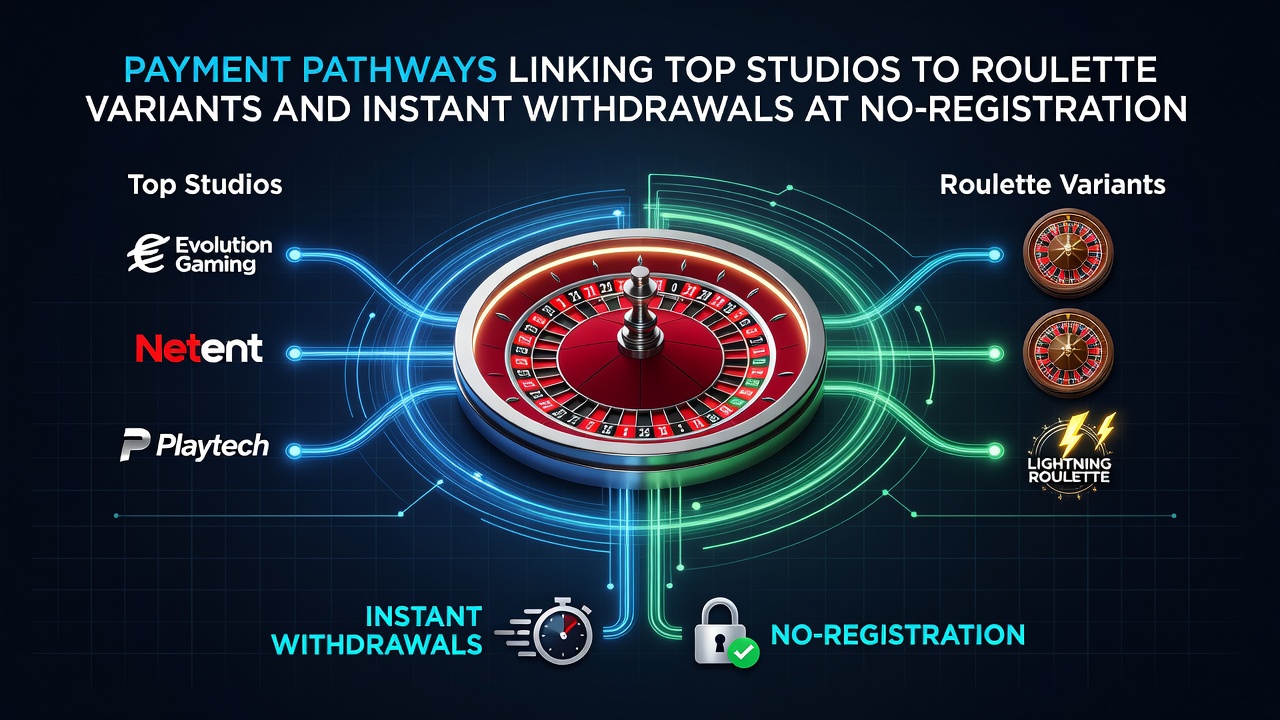 Instant withdrawals gekoppeld aan live dealer roulette bij no-registration venues